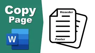 How to copy whole page in word including header and footer