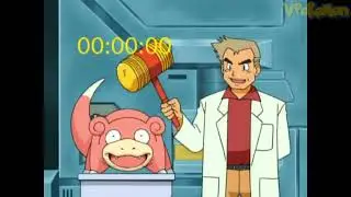 Professor Oak attacks Slowpoke | Professor Oak Funny Moments