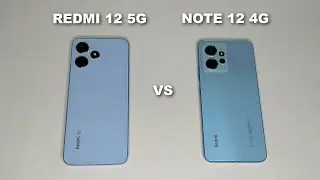 Redmi 12 5G Vs Redmi Note 12 4G I Speed Test