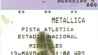 Metallica - Santiago, Chile 12-05-1999