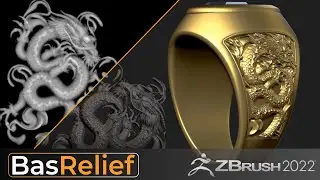 The All New BasRelief Features in ZBrush 2022! Ad