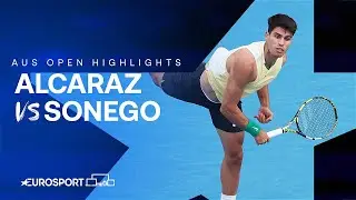 Carlos Alcaraz v Lorenzo Sonego | Round Two | Extended Australian Open 2024 Highlights 🇦🇺