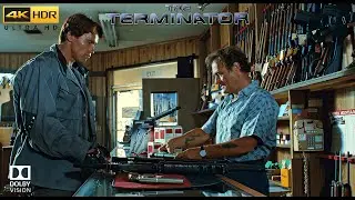 Terminator 1984 T-800 Gun Shop - Wrong Sarah Connor 4K UHD HDR Remastered Gale Anne Hurd 3/16