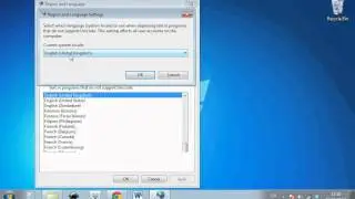 02: System Locale Windows 7