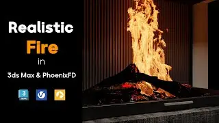 REALISTIC FIRE in 3ds Max & Phoenix FD