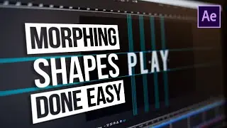 Morphing Shapes into Text Done Easy | After Effects Tutorial | QUICK TIPS #1