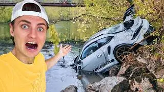 We SUNK Carters Car!! (Wrecked)
