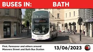 Buses in Bath 13/06/2023