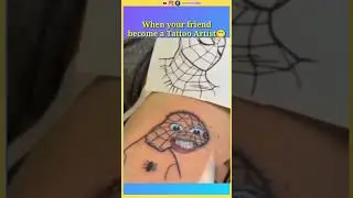 Jab dost tattoo banaye #tatto #art #artist #memes #fun #trendingreel