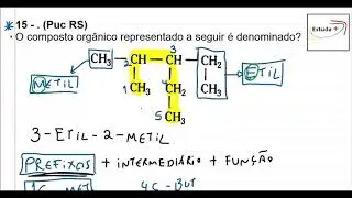 Nomenclatura de um hidrocarboneto ramificado 