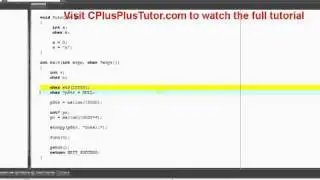 C Programming Tutorial # 33 - malloc() and free() - Dynamic Memory Allocation - Part 2 [HD]x