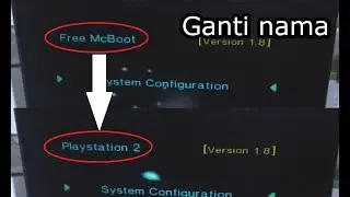 Cara ganti nama FreeMCBoot PS2