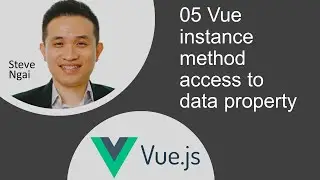 05 Vue instance method access to data property