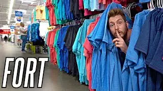 HIDDEN FORT IN SAMS CLUB!
