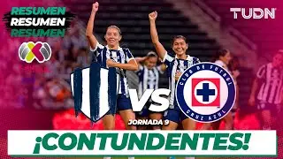 Resumen y goles | Monterrey vs Cruz Azul | Liga Mx Femenil AP2024-J2 | TUDN