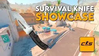 Survival Knife | Counter-Strike 2 | Showcase + Animation on Source 2 Engine