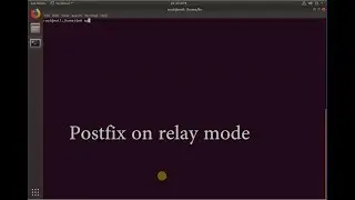 How to set postfix to relay mode