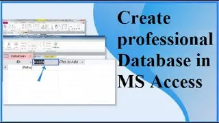 How to Create Microsoft Access Professional database