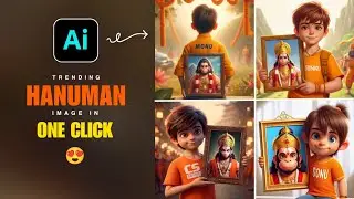 Instagram Trending Hanuman Name on T Shirt Photo Editing in Bing Image Creator | Viral Hanuman Edit