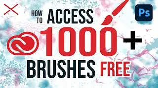 How to Add 1000 Free Brushes to Photoshop | Adobe Creative Cloud