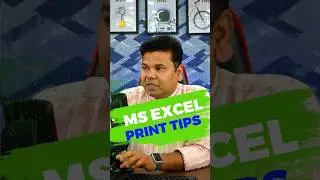 🔥MS Excel Pro printing tips and tricks | how to print in Excel #excel #computer #pc #print