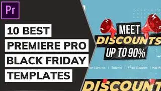 10 Best Premiere Pro Black Friday Templates