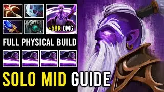 How to Solo Mid Void Spirit in Meta 7.37 with Daedalus Manta Full Physical Build +58k Damage Dota 2