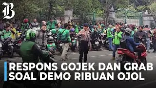 Momen Pengemudi Ojol Kena Sweeping karena Gak Ikut Demo Besar-besaran