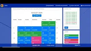 Appointment Booking System | with TimeSlots,Holidays, can auto reject the booked date PHP MySqli/PDO