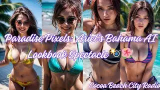 Paradise Pixels: Ariel's Bahama AI Lookbook Spectacle [AI Art] (Model Ariel)