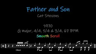 Father and Son, Chords, Lyrics and Timing