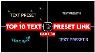 Text Preset Alight Motion | Text Animation Preset link Alight Motion