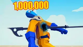 1000000 DAMAGE HARPOON vs EVERY UNIT - TABS Totally Accurate Battle Simulator