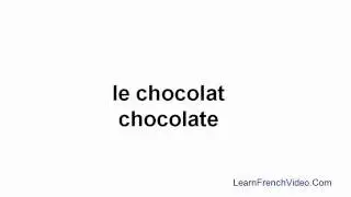 French Food Vocabulary