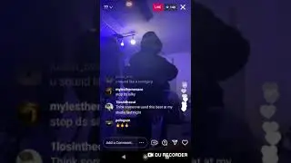 QUELLY WOO PLAYS UNRELEASED ON HIS IG LIVE