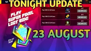 Tonight Update Free Fire 23 August Ko Kya Aaega | Free Fire New Event 23 August