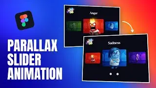 Create PARALLAX IMAGE SLIDER Animation Using Figma | FIgma Tutorial