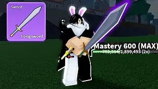 MASTERIZEI AS PIORES ESPADAS E ME IMPRESSIONEI NO BLOX FRUITS (ROBLOX)