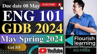 ENG101 GDB Solution 2024/  ENG101 GDB 2024/ ENG101 GDB Solution Spring 2024/ENG101 GDB 2024 Solution