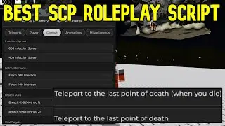 SCP: Roleplay Script | Roblox Script | Not Patched | No Ban