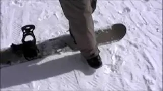 BEGINNER SNOWBOARD LESSON NO FALL SNOWBOARDING FIRST TIME ON SNOW