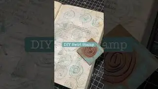 DIY Swirl Stamp | How to Make Stamps Using Foam Sheet