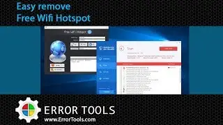 How to remove Free Wifi Hotspot from Your PC