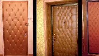 Why in the USSR knocked the door leather or leatherette