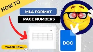 How to Add Page Numbers in Google Docs MLA Format