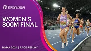 Mission ACCOMPLISHED for Keely! 💫 Women's 800m final replay | Roma 2024