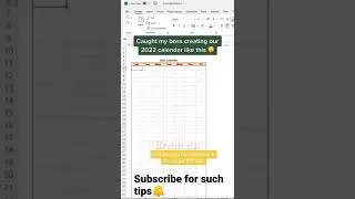 Create Dynamic calendar in excel @BrainUpp