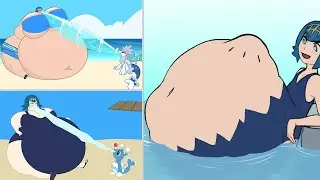 Pokémon Sun ☀️ Directors Vore Cut : Lana & Mommy Inflation Boss Battle 🤰 ( No Damage )