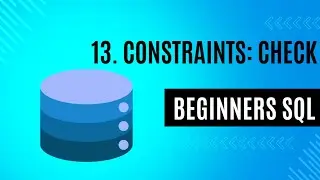 13. Column Constraints CHECK | SQL for Beginners