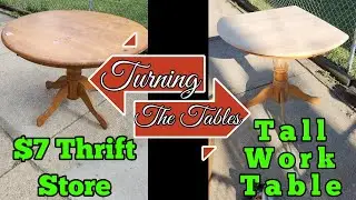 Upcycling a $7 Thrift Store Table